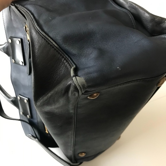 rag & bone: Large Navy/Black Pilot Purse - Picture 9 of 12